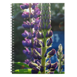 Purple Flowers Foto Notitieboek