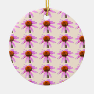 Purple Flowers Foto Ornament