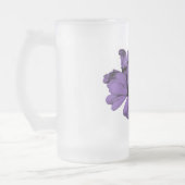 Purple Flowers Frosted Mok (Links)