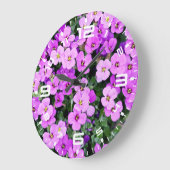 Purple Flowers Garden Grote Klok (Hoek)