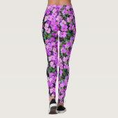 Purple Flowers Garden Leggings (Achterkant)