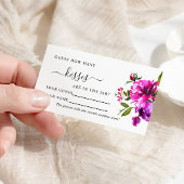 Purple Flowers Hoeveel Kissers spelen kaarten Plaatskaartje