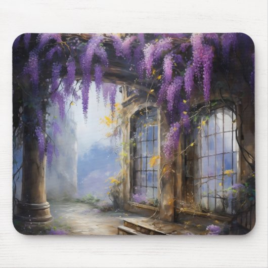 Purple Flowers House Muismat (Voorkant)
