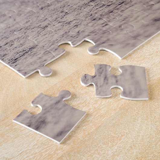 Purple Flowers in a Jar - Personalized Legpuzzel (Zijkant)