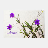 Purple Flowers in the Breeze Deurmat (Voorkant)