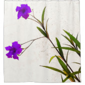 Purple Flowers in the Breeze Douchegordijn (Voorkant)