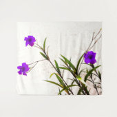 Purple Flowers in the Breeze Wandkleed (Voorkant (horizontaal))