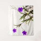Purple Flowers in the Breeze Wandkleed (Voorkant)