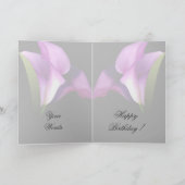 Purple Flowers-kaart Kaart (Binnen)