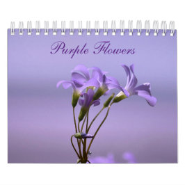 Purple Flowers Kalender