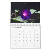 Purple Flowers Kalender (Feb 2027)