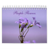 Purple Flowers Kalender (Hoes)