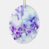 Purple Flowers Keramisch Ornament (Rechts)