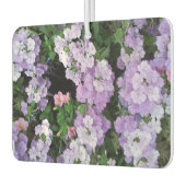 Purple Flowers Landscape Rectangle Air Freshener Luchtverfrisser (Links)