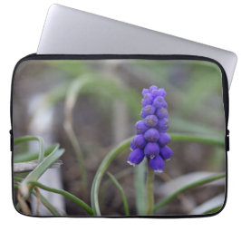 Purple Flowers Laptop Sleeve