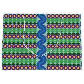 Purple Flowers - Large Cft Bag Groot Cadeauzakje (Voorkant)