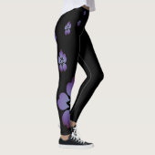 Purple Flowers Leggings (Rechts)