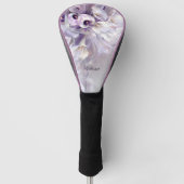 Purple Flowers Luxury Golfheadcover (Voorkant)