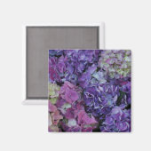 Purple Flowers Magneet (Voorkant / Achterkant)