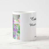 Purple Flowers - Martha's wijngaard Grote Koffiekop (Voorkant)