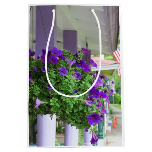 Purple Flowers - Martha's wijngaard Medium Cadeauzakje (Voorkant)