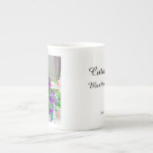 Purple Flowers - Martha's wijngaard Porselein Kop (Voorkant)