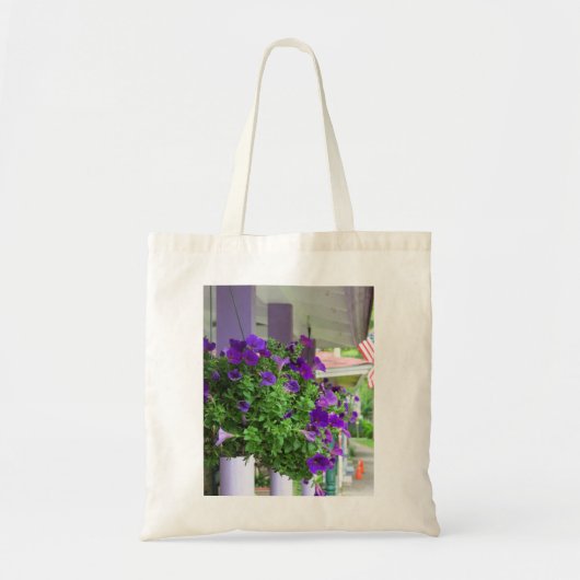 Purple Flowers - Martha's wijngaard Tote Bag (Voorkant)