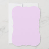 Purple Flowers Mason Jar Rehearsal Dinner Invite Kaart (Achterkant)