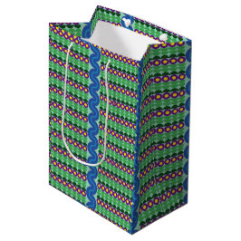 Purple Flowers - Medium Gift Bag Cadeauzakje