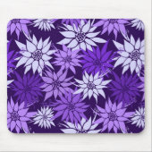 Purple Flowers Mousepad Muismat (Voorkant)