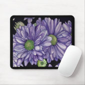 Purple Flowers Muismat (Met muis)