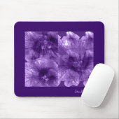 Purple Flowers Muismat (Met muis)