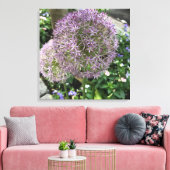  Purple Flowers New York City NYC Foto Canvas Afdruk (Insitu (Woonkamer))