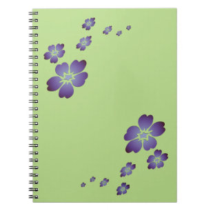 Purple Flowers Notitieboek