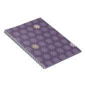 Purple Flowers Notitieboek (Rechterzijde)