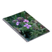 Purple Flowers Notitieboek (Rechterzijde)