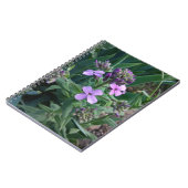 Purple Flowers Notitieboek (Linkerzijde)