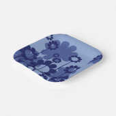 Purple Flowers Papieren Bordje (Gebogen)