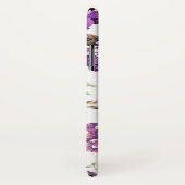 Purple Flowers Patroon met Monogram Case-Mate iPhone Case (Achterkant / rechts)