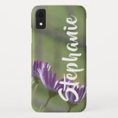 Purple Flowers Personalized iPhone XR, XS, XS Max Case-Mate iPhone Case (Achterkant)