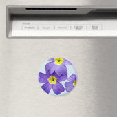 Purple Flowers Photo Magnet (Insitu (Vaatwasser))