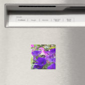 Purple Flowers Photo Magnet (Insitu (Vaatwasser))
