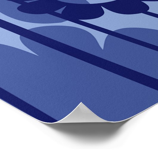 Purple Flowers Poster (Hoek)