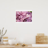 Purple Flowers Poster (Keuken)