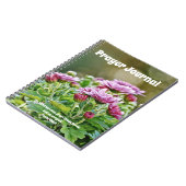 Purple Flowers Prayer Journal-Notitieboek Notitieboek (Linkerzijde)