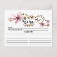  Purple Flowers Recept Kaart