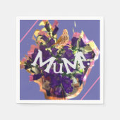 Purple Flowers Servet (Voorkant)