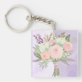 Purple Flowers Sleutelhanger (Voorkant)