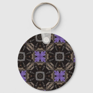 Purple Flowers Sleutelhanger