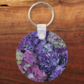Purple Flowers Sleutelhanger (Voorkant)